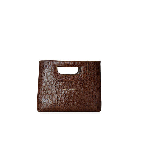 ALEXA MINI FRINGES NUBUCK TOPO